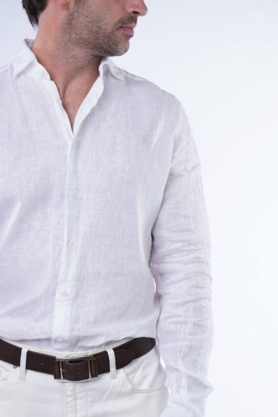 CAMISA DE LINO ROSETA