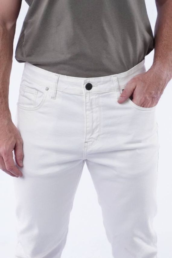 PANTALON JEAN OFF WHITE